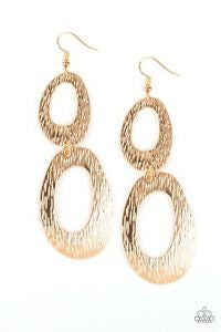 gold earrings