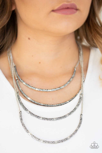 silver necklace