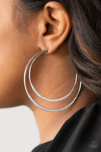 silver hoops