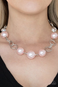 pink pearl necklace