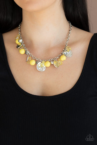 yellow silver chain