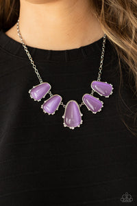 purple necklace