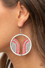 Load image into Gallery viewer, silver pink earrings