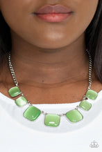 Load image into Gallery viewer, Green stone earrings