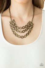 Load image into Gallery viewer, gold brass necklace