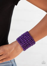 Load image into Gallery viewer, purple bead bracelet